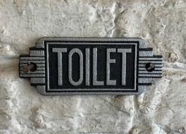 Art Deco Toilet sign