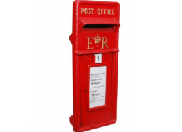 Royal Mail post box front ER