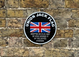 aluminium Union Jack plaque