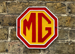 MG wall plaque