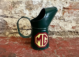 decorative MG oil jug